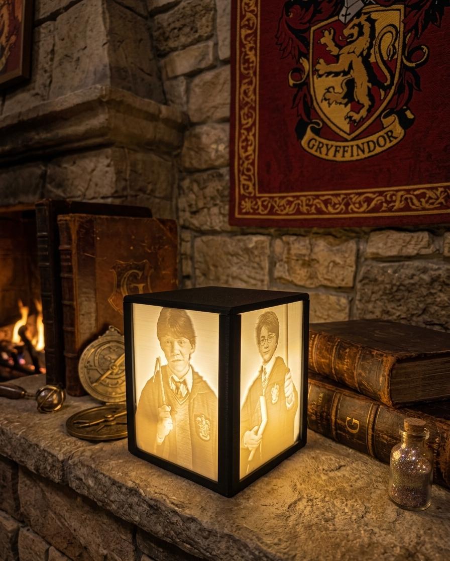 Lithophane light box